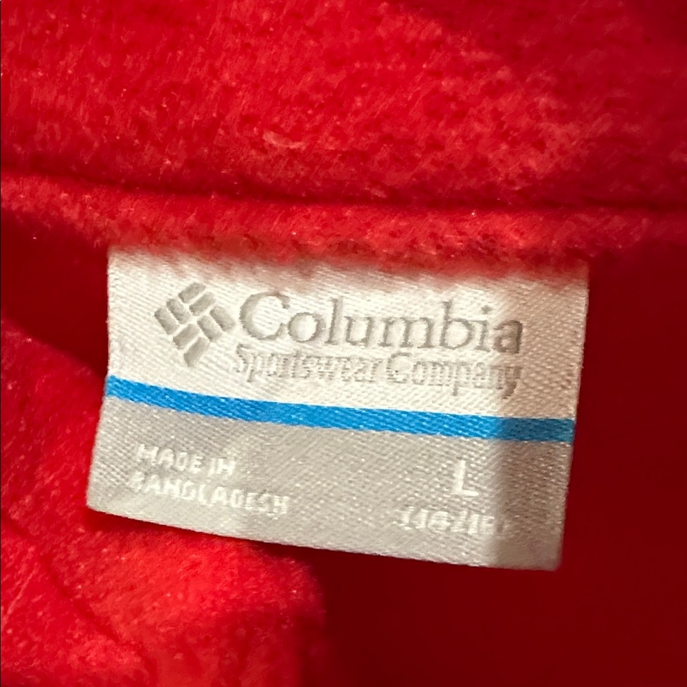 Columbia Bold Red Fleece Vest - Picture 3 of 3